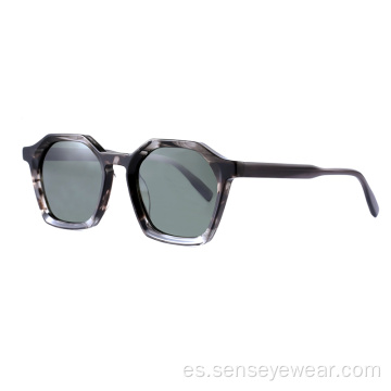 Fashion Women UV400 Acetato Gafas de sol polarizadas